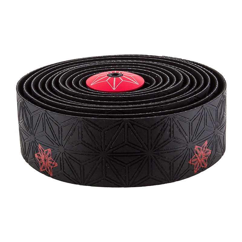 Supacaz Super Sticky Kush Bar Tape Galaxy Blk w/Red