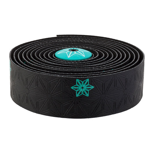 Supacaz Super Sticky Kush Bar Tape Galaxy Blk w/Celeste