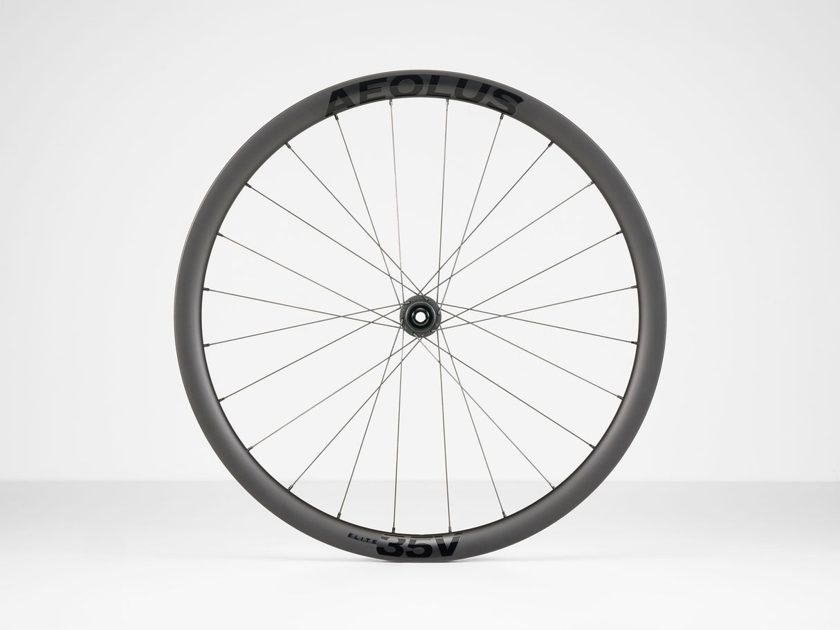 Wheel Front Bontrager Aeolus Elite 35V Disc TLR 12T Black
