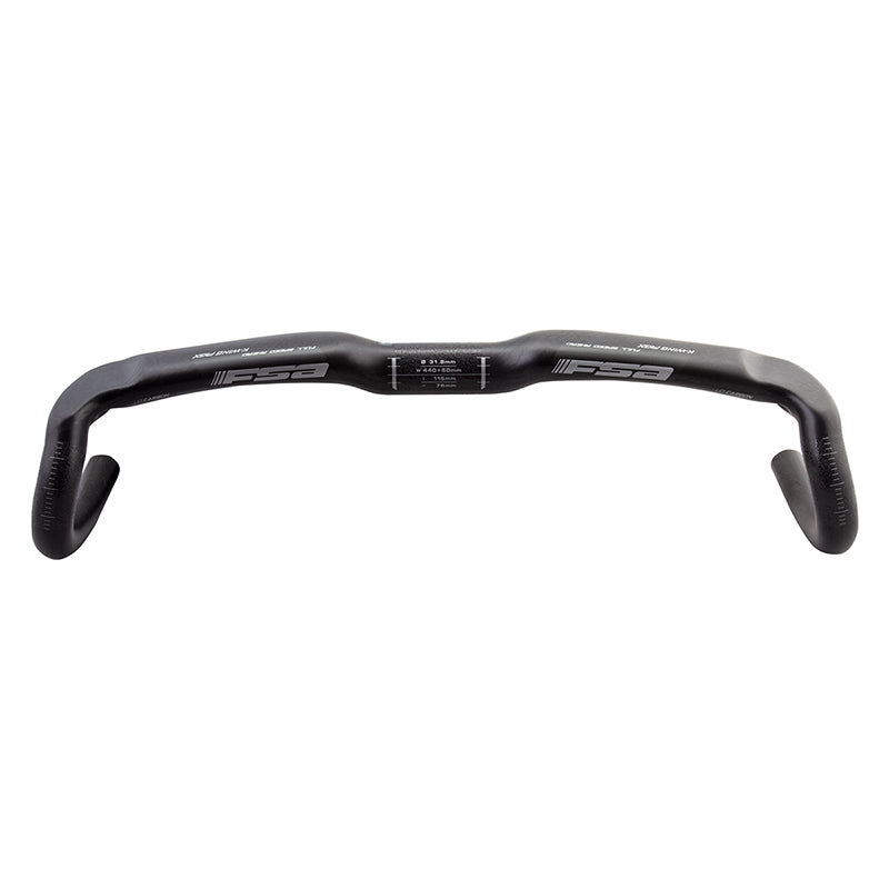 Full Speed Ahead K-Wing AGX Drop Handlebar - Carbon 31.8mm 44cm Carbon