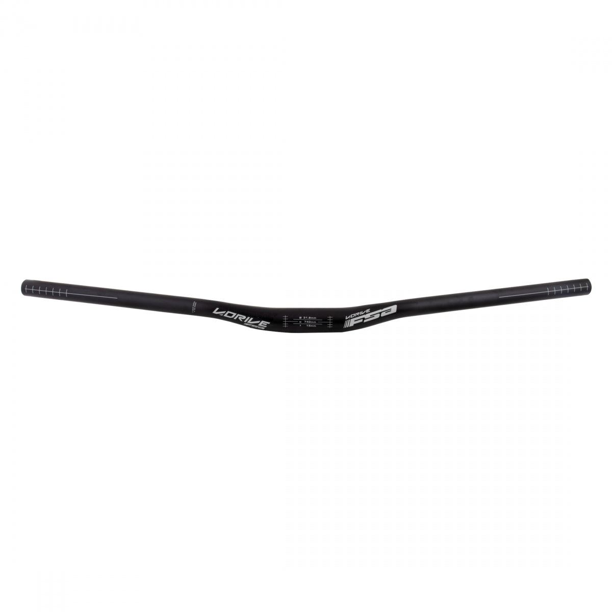 HBAR FSA V-DRIVE MTN RISER 31.8x15x740 BK (J)