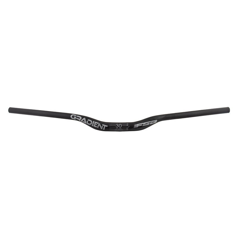 Full speed ahead Gradient Carbon Riser Bar 31.8mm 800mm 30mm 5° 8° Carbon/Grey Mountain Riser Carbon