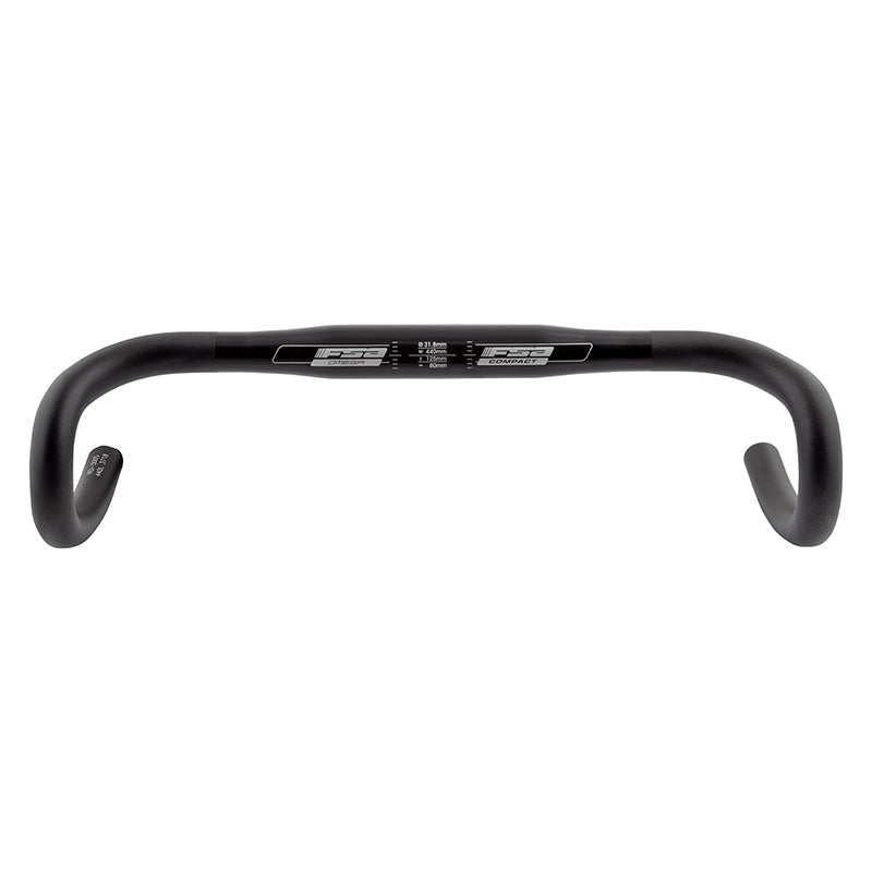 Full Speed Ahead Omega Compact Drop Handlebar - Aluminum 31.8mm 44cm Black