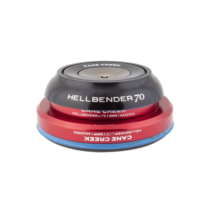 Cane Creek Hellbender 70 Lite Headset - IS41/28.6/H9|IS52/40 B Tapered Black