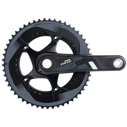 SRAM Force 22 Crankset - 165mm 11-Speed 53/39t 130 BCD GXP Spindle Interface BLK