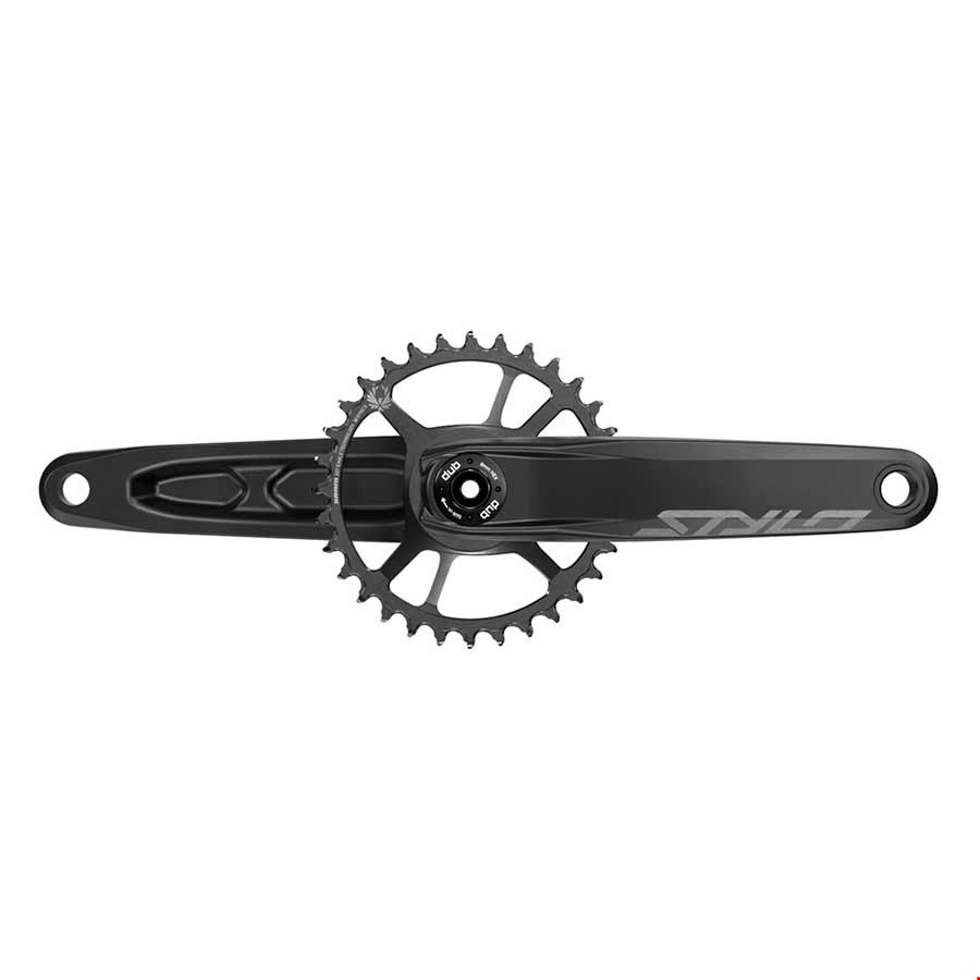 TruVativ STYLO 6K Aluminum Eagle Boost Crankset - 170mm 12-Speed 32t Direct Mount DUB Spindle Interface BLK