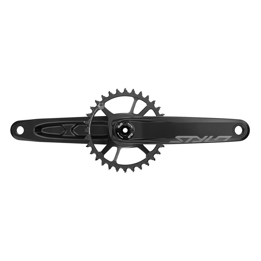 TruVativ STYLO 6K Aluminum Eagle Crankset - 175mm 12-Speed 32t Direct Mount DUB Spindle Interface BLK