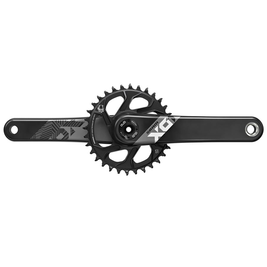 SRAM X01 Eagle DUB C3 Crankset Speed: 11/12 Spindle: 28.99mm BCD: Direct Mount 30 DUB 175mm Black Fat Bike 5"