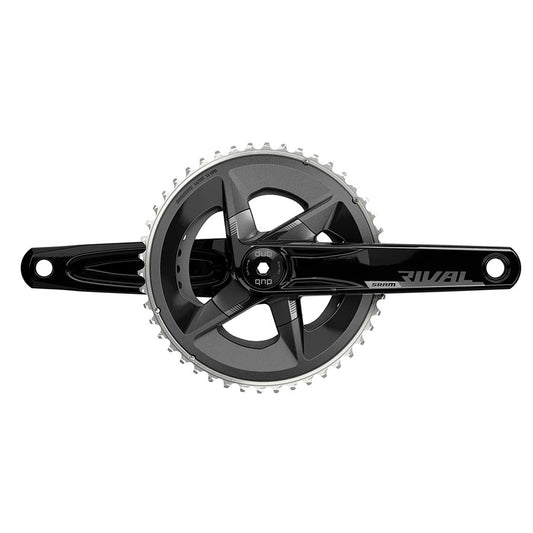 SRAM Rival AXS Crankset - 160mm 12-Speed 46/33t 107 BCD DUB Spindle Interface BLK D1