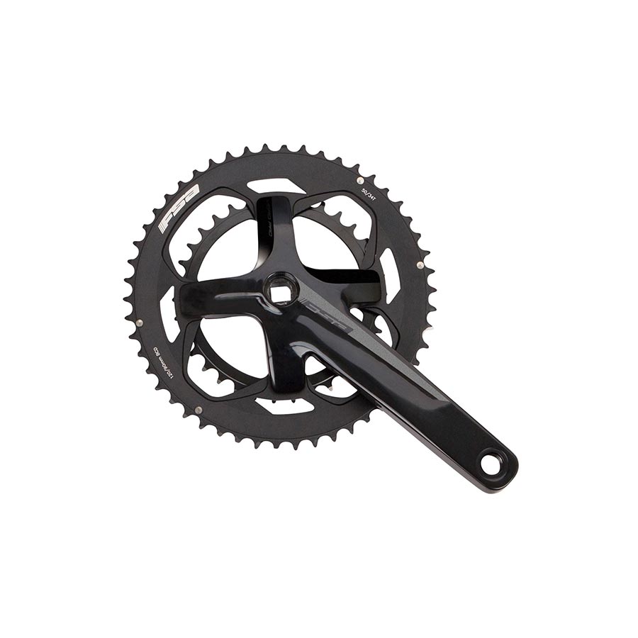 FSA Vero Double Crankset Speed: 10/11 BCD: 110 34/50 Square 170mm Black