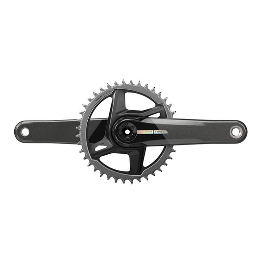 SRAM Force D2 1x Crankset Speed: 12 Spindle: 28.99mm BCD: Direct Mount 40 DUB 167.5mm Black Road Disc