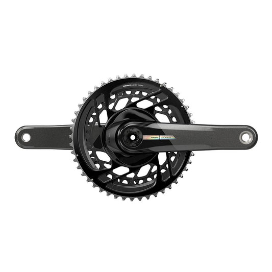 SRAM Force D2 2x Crankset Speed: 12 Spindle: 28.99mm BCD: Direct Mount 48/35 DUB 167.5mm Black Road Disc