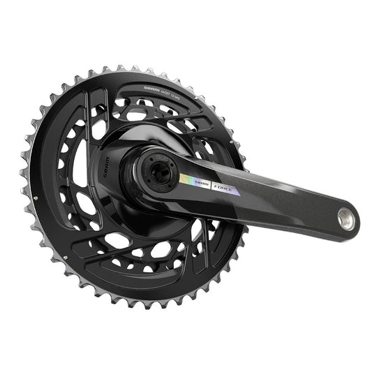 SRAM Force Crankset - 167.5mm 2x 12-Speed 46/33t Direct Mount DUB Spindle Interface Iridescent Gray D2