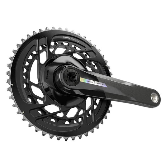 SRAM Force D2 2x Crankset Speed: 12 Spindle: 28.99mm BCD: Direct Mount 50/37 DUB 167.5mm Black Road Disc