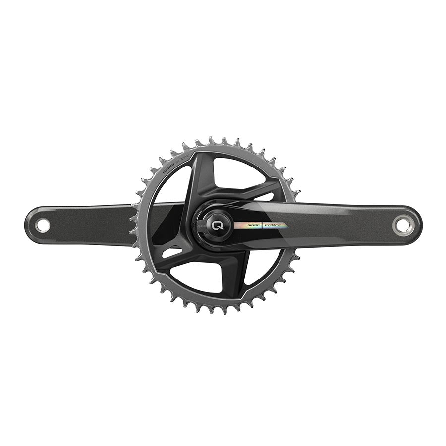 SRAM Force D2 1x Power Meter Crankset Speed: 12 Spindle: 28.99mm BCD: Direct Mount 40 DUB 167.5mm Black Road Disc