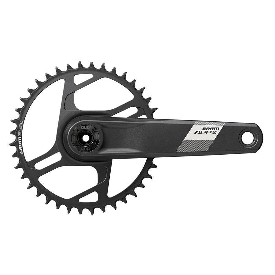 SRAM Apex 1 Wide Crankset - 160mm 12-Speed 40t Direct Mount DUB Spindle Interface BLK D1