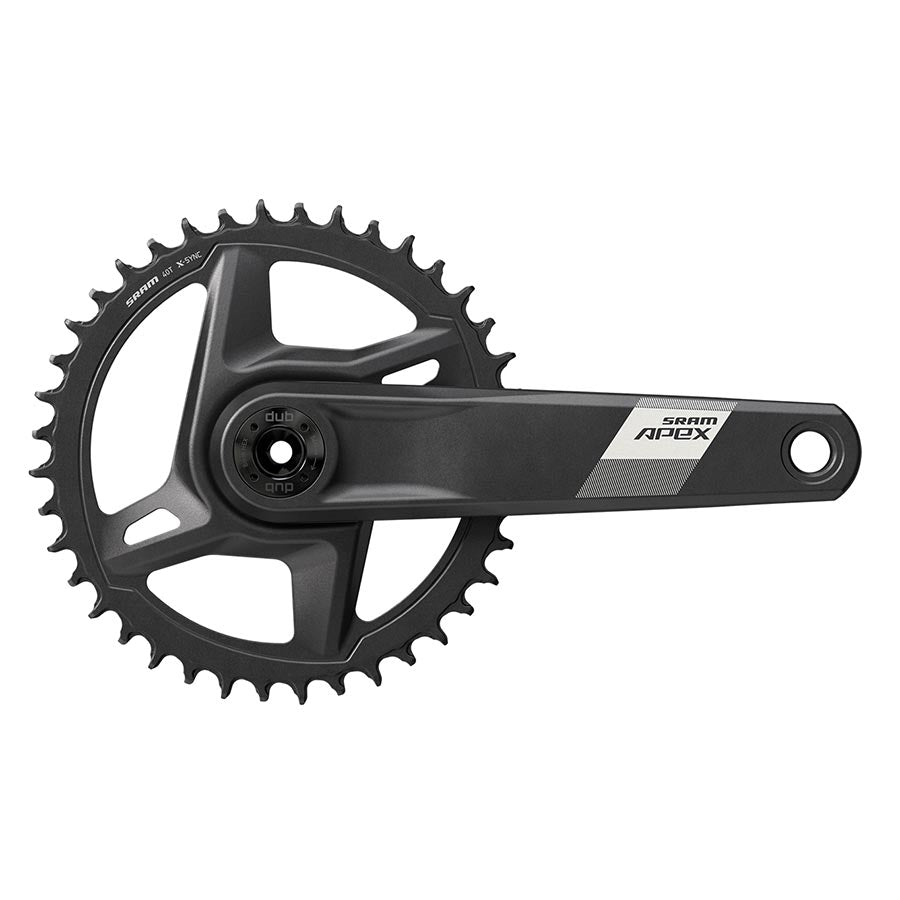 SRAM Apex D1 Crankset Speed: 12 Spindle: 28.99mm BCD: Direct Mount 42 DUB 175mm Black Cannondale AI