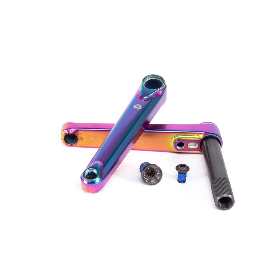 Eclat Spire Crankset Spindle: 22mm 22mm 160mm Multicolor BMX Set