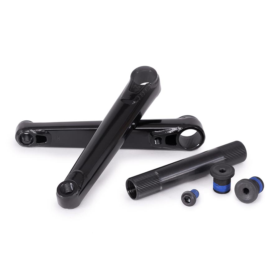 Eclat Onyx Crankset Spindle: 24mm 24mm 160mm Black BMX Set