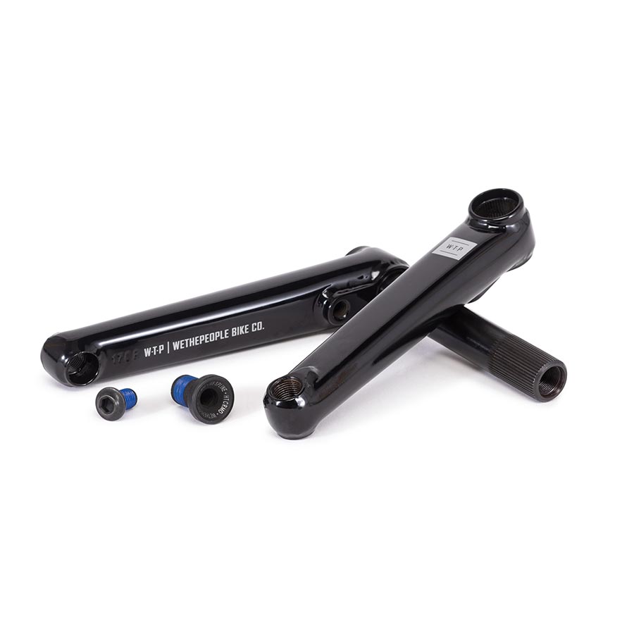 We The People Legacy Crankset Spindle: 22mm 22mm 170mm Black BMX Set