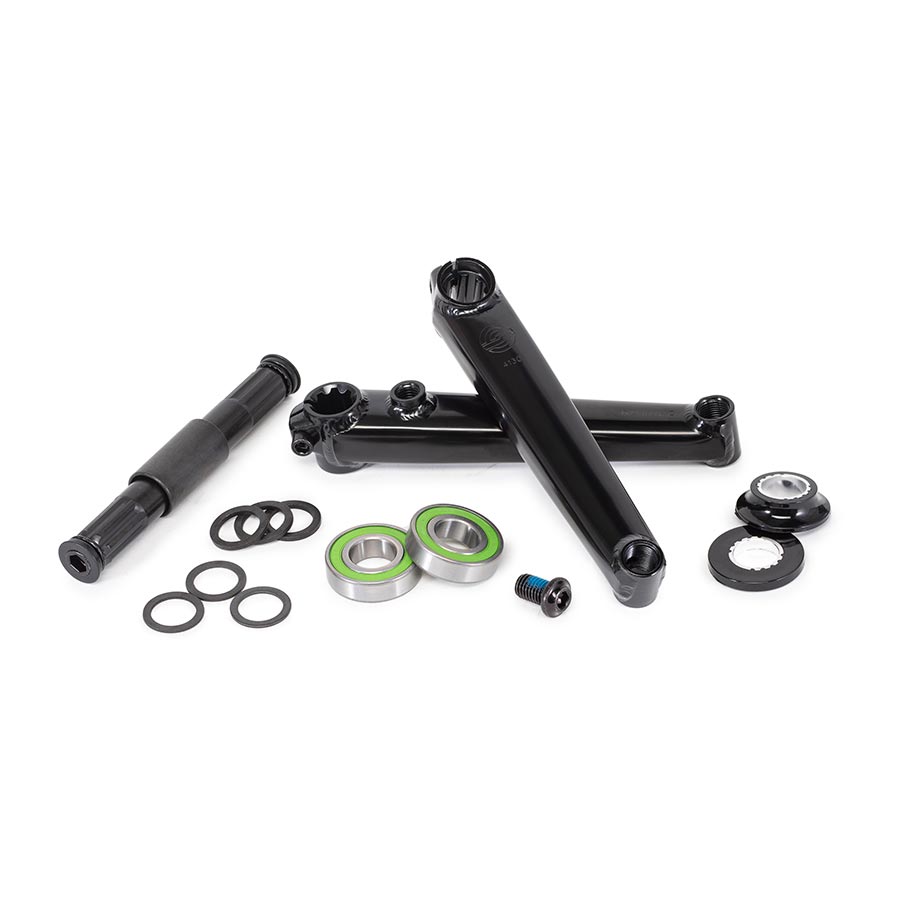 Salt Revo Crankset Spindle: 19mm 19mm 175mm Black BMX Set