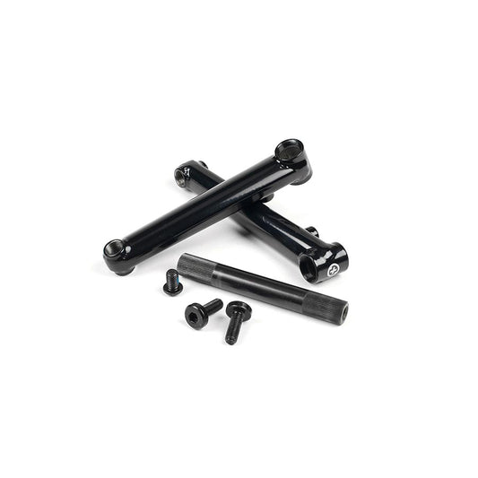 Salt Plus Pro48 Crankset Spindle: 19mm 19mm 165mm Black BMX Set