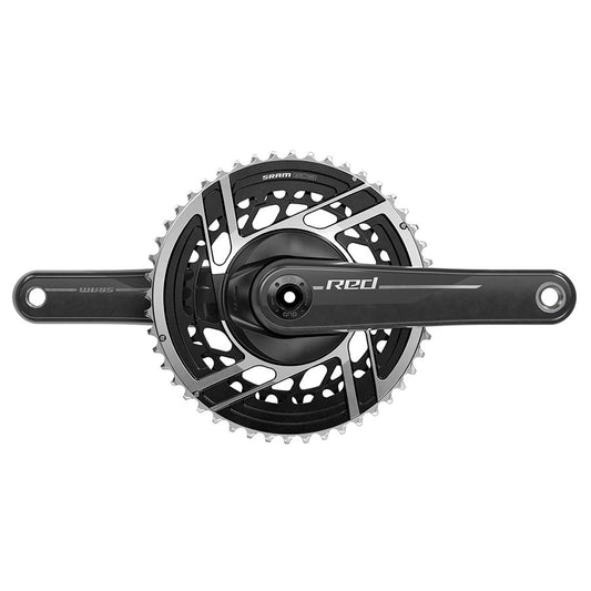 SRAM Red DUB 2x E1 Crankset Speed: 12 Spindle: 28.99mm BCD: Direct Mount SRAM 8 Bolt 50/37 DUB 160mm Black Road