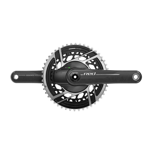 SRAM Red AXS 2x Power Meter E1 Power Meter Crankset Speed: 12 Spindle: 28.99mm BCD: Direct Mount SRAM 8 Bolt 50/37 DUB 167.5mm Black Road