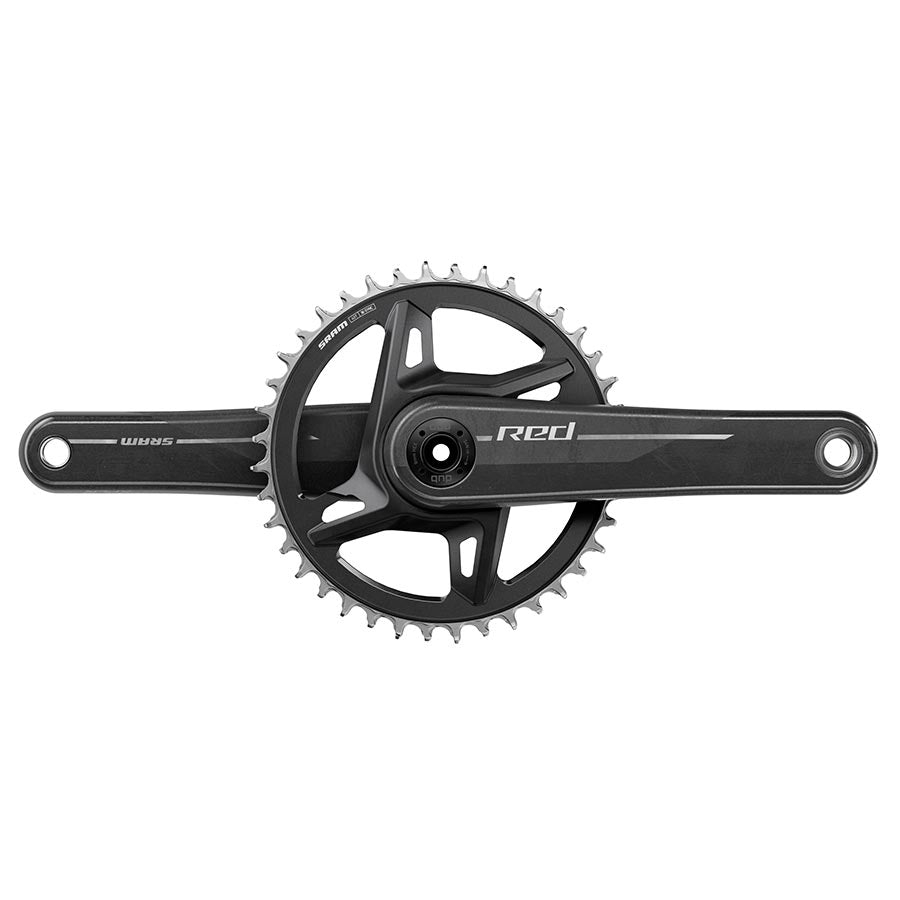 SRAM RED 1x XPLR Wide Crankset - 160mm 13-Speed 40t 8-Bolt Direct Mount DUB Spindle Natural Carbon E1