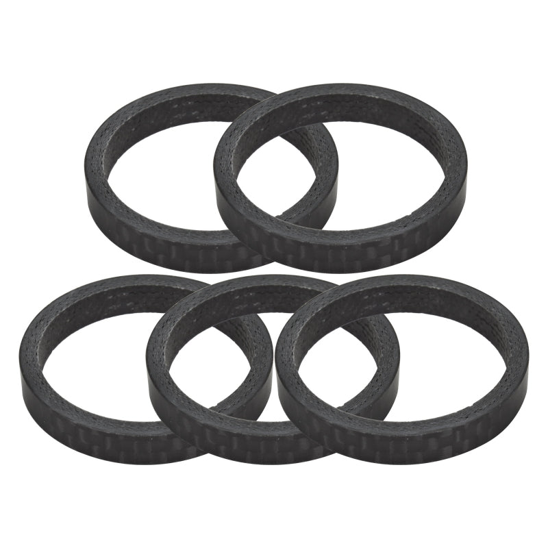 Origin8 3K Carbon Fiber Headset Spacers SHIS Spacer 1-1/8` x 5mm Carbon 5 Spacers Carbon