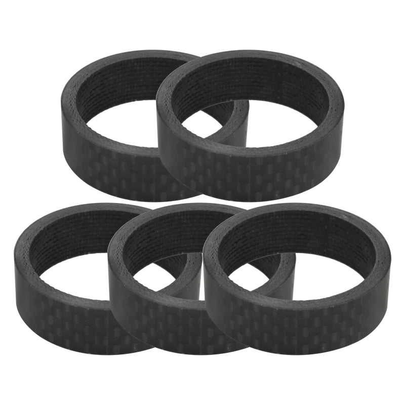 Origin8 3K Carbon Fiber Headset Spacers SHIS Spacer 1-1/8` x 10mm Carbon 5 Spacers Carbon