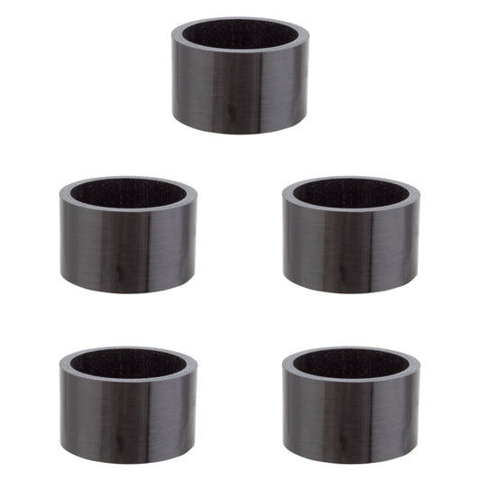 Origin8 UD Carbon Fiber Headset Spacers SHIS Spacer 1-1/8` x 20mm Carbon 5 Spacers Carbon