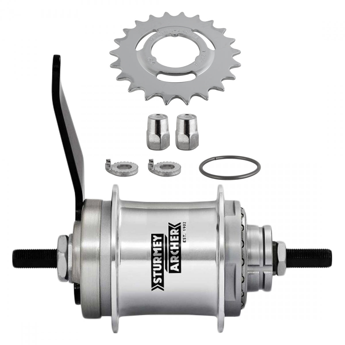 HUB RR S/A 2sp S2C 36CB ALY KICKSHIFT SLw/21T COG