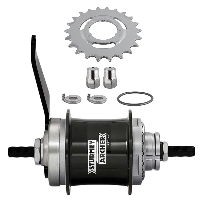 Sturmey archer 2sp Kick Shift Hub Kit internal geared hub rear 36H 116