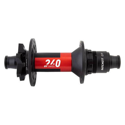 DT Swiss 240 EXP Rear Hub - 12 x 157mm 6-Bolt XD Black/Red 32H 36pt