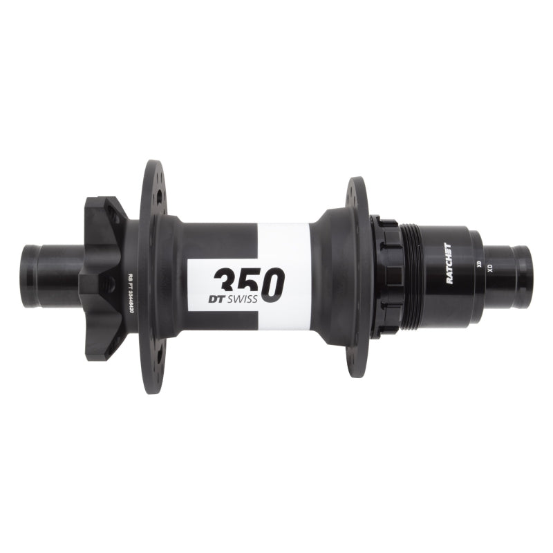 DT Swiss 350 Rear Hub - 12 x 148mm 6-Bolt XD Black 28H 36pt