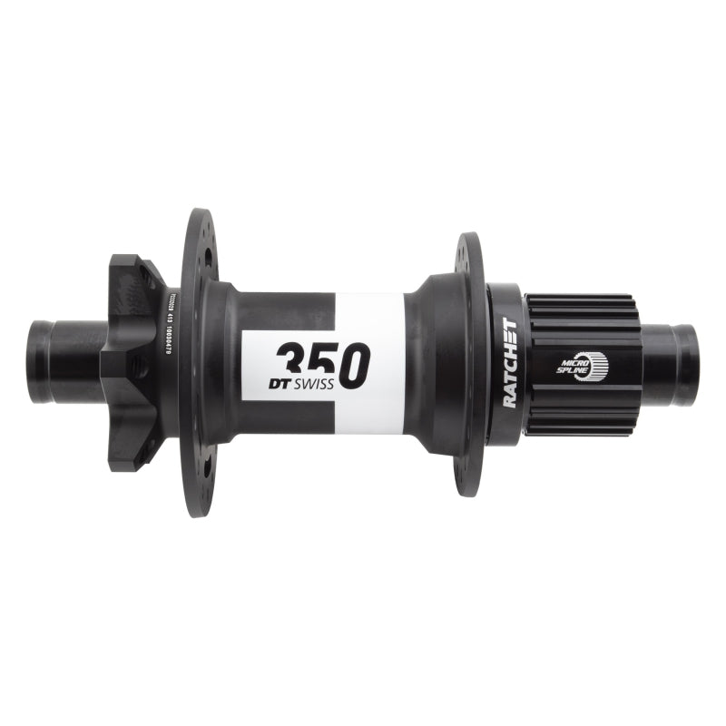 DT Swiss 350 Rear Hub - 12 x 148mm 6-Bolt Micro Spline Black 32H 36pt