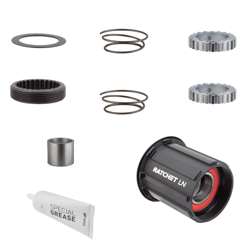 DT Swiss Ratchet LN Freehub Body Upgrade Kit - Shimano HG 11 Road Standard Aluminum Sealed Bearing 18T