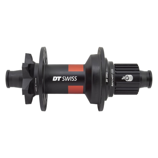 DT Swiss 240 DEG Rear Hub - 12 x 148mm 6-Bolt Micro Spline BLK/Red 28H 90pt