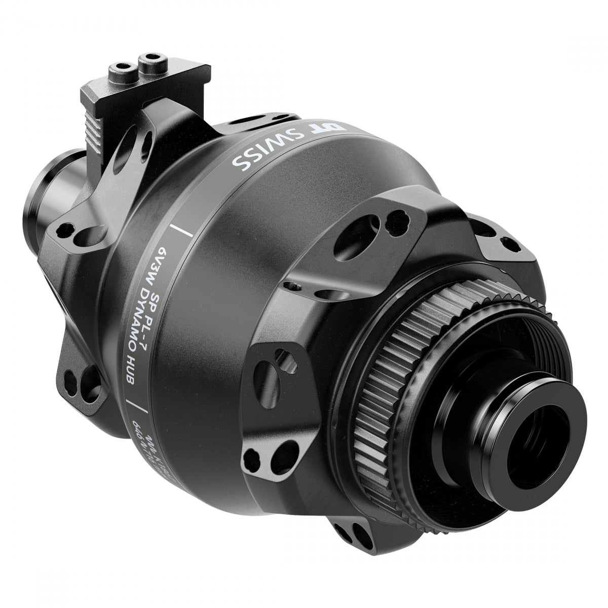 HUB FT DT 350 STRAIGHT PULL RD 24x100x12mmTA CL BK DYNAMO