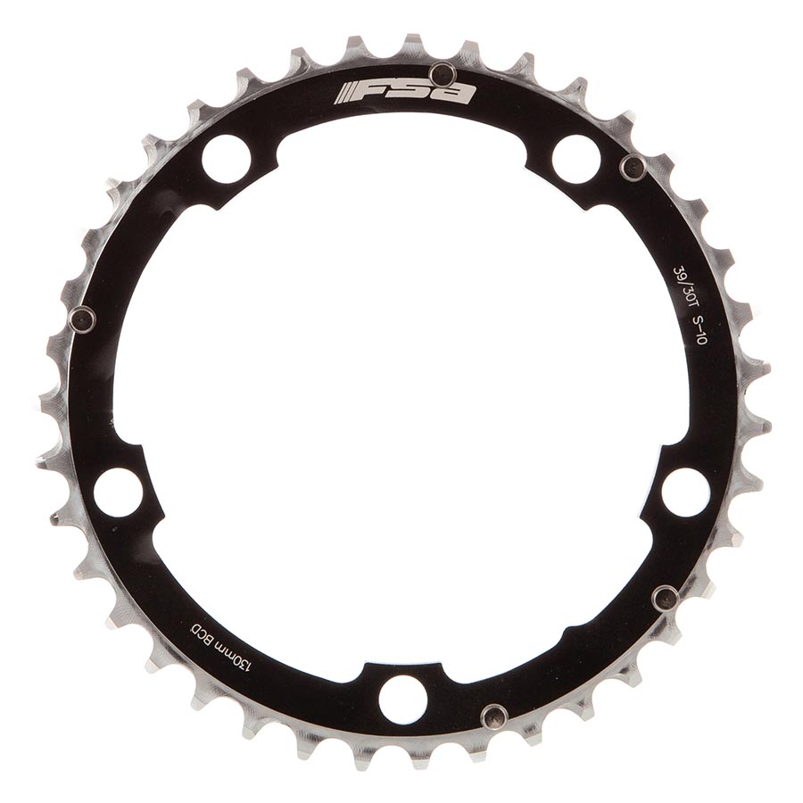 Pro Road Chainring, 130BCDx39T(Triple) Black
