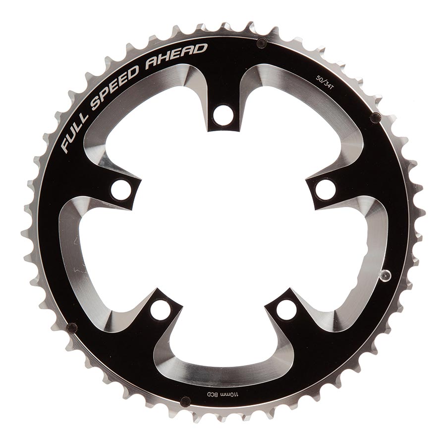 Super Road Chainring, 110BCDx50T Blk N-10/11