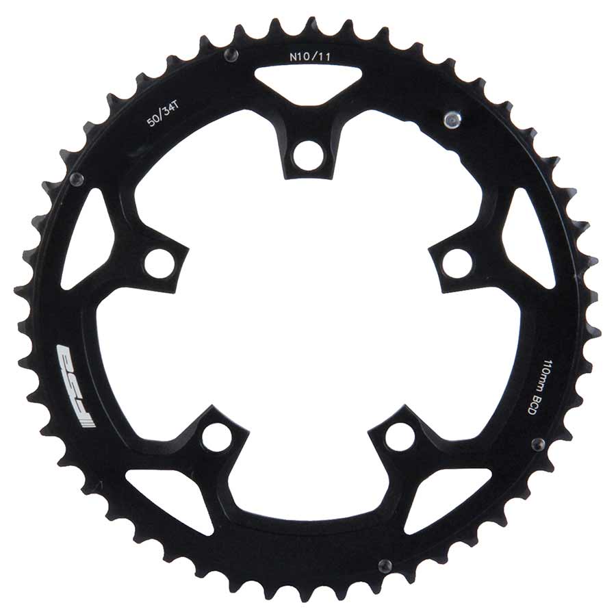 Pro Road Chainring, 110BCDx46T Blk N-10/11