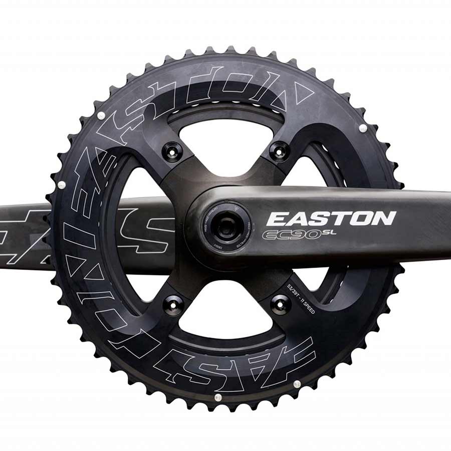 Easton Cinch 2X 39/53T Chainring 11sp BCD: 64/104 Aluminum Black