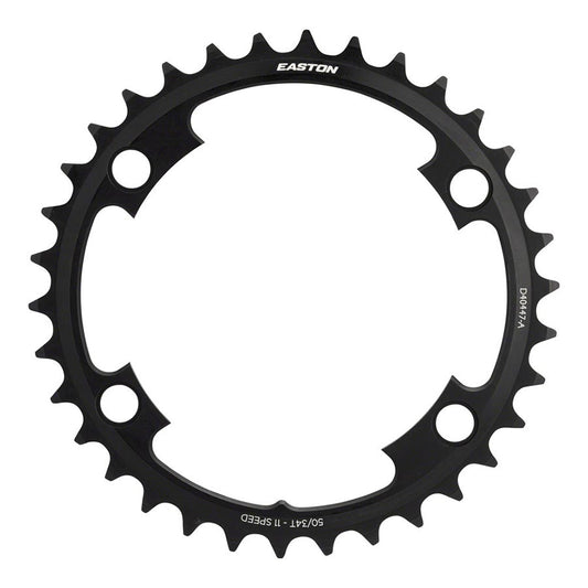 Easton Asymmetric Chainring: 4-Bolt 11-Speed 34t Black