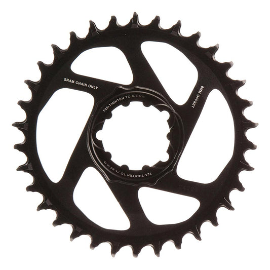 SRAM X-SYNC 2 SL 6mm Chainring Teeth: 34 Speed: 11/12 BCD: Direct Mount Single Aluminum Black