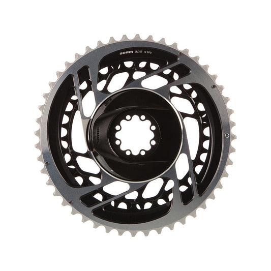 SRAM Red AXS 2x Chainring Teeth: 35/48 Speed: 12 BCD: Direct Mount Pair Aluminum Grey