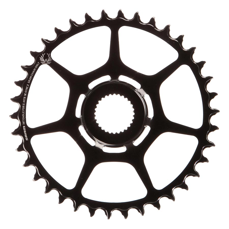 SRAM Bosch X-Sync 2 Steel Eagle Direct Mount Chainring - 38T Non-Boost Black