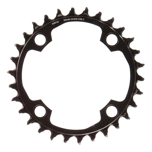 SRAM 30t 94 BCD x 4-Bolt 11/12-Speed X-Sync2 Eagle Chainring Black