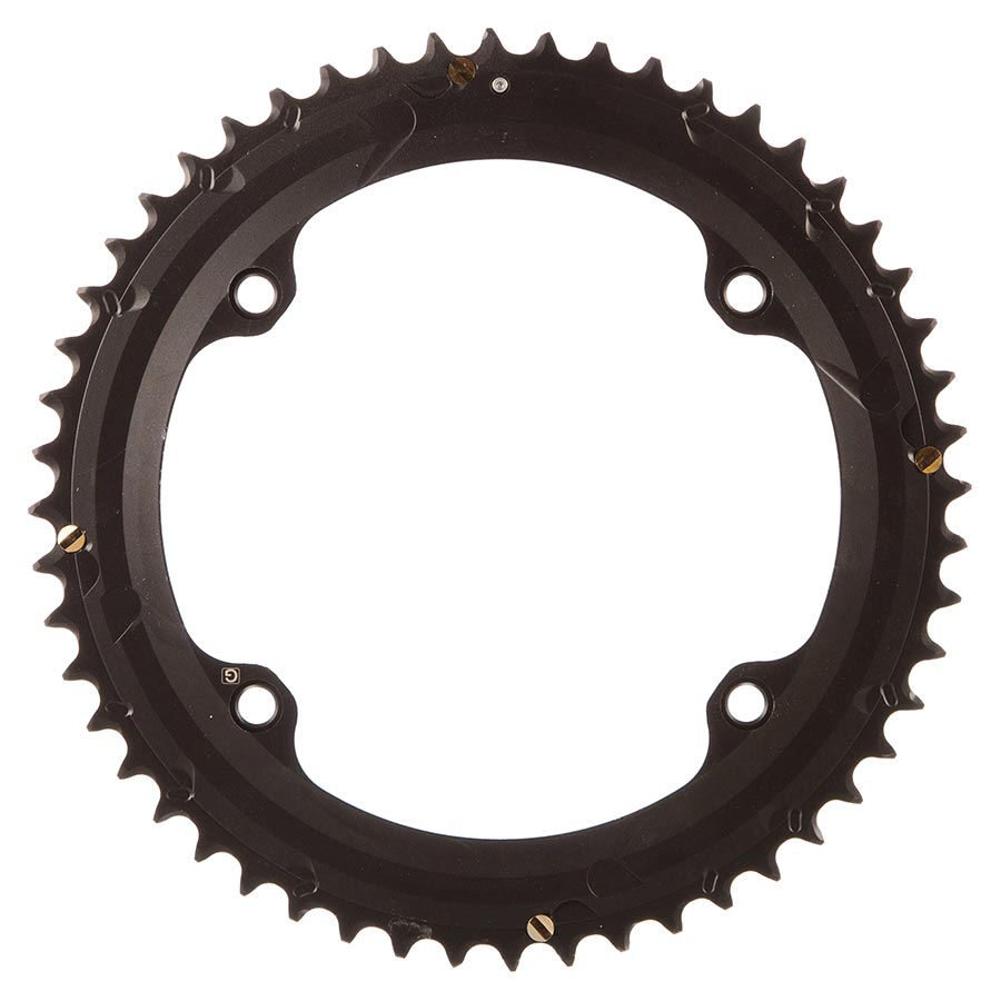 Campagnolo Record 12 Chainring Teeth: 52 Speed: 12 BCD: 145 Bolts: 4 Outer Aluminum Black FC-RE952